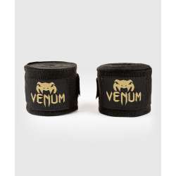 Bandages muay thai enfants Venum kontact 2.5m preto/or