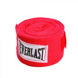 Bandages de boxe Everlast 457cms (rouge)