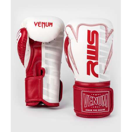 Gants de boxe Venum RWS X (blanche/rouge)