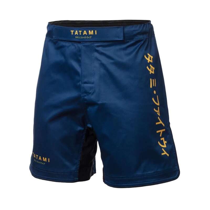 Shorts MMA Tatami katakana (bleu)1
