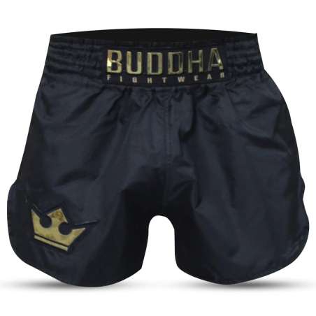 Short Buddha old school muay thai noir or