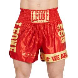 Pantalon de muay thaï AB966 Leone rouge 1