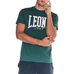 T-shirts Leone pour hommes basic (vert foncé)