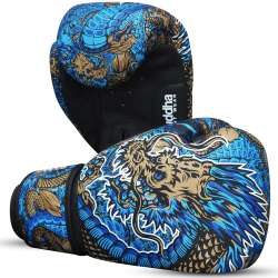Gants de boxe Buddha fantasy dragon (bleu) 1