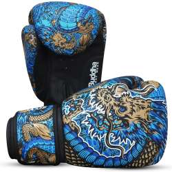 Gants de boxe Buddha fantasy dragon (bleu) 5