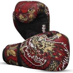 Gants de kick boxing Buddha fantasy dragon (rouge) 1