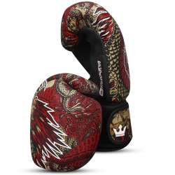 Gants de kick boxing Buddha fantasy dragon (rouge) 4