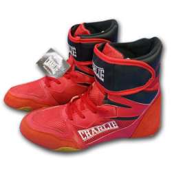 Chaussures de boxe Charlie ring pro (rouge)