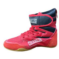 Chaussures de boxe Charlie ring pro (rouge) 1