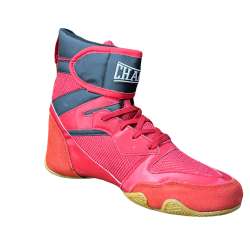 Chaussures de boxe Charlie ring pro (rouge) 2