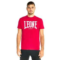 T-shirt basique à manches courtes Leone (bordeaux)