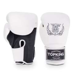Gants de boxe TopKing super air (blanc/noir)