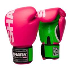 Gants de boxe Shark boxing polaris (rose/vert)