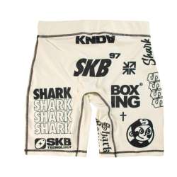 Pantalon grappling lycra Shark SKB97 (beige) 1