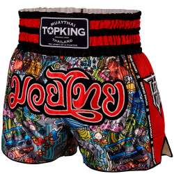 Pantalon muay thai Top King boxing 223 (rouge)