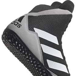 Chaussures de lutte Adidas mat wizard 5 noir/gris 3