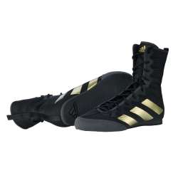 Chaussures de boxe Adidas box hog 4 noir/or 4