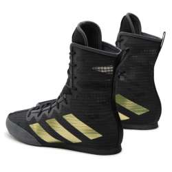 Chaussures de boxe Adidas box hog 4 noir/or 5