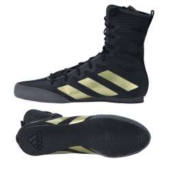 Chaussures de boxe Adidas box hog 4 noir/or 6
